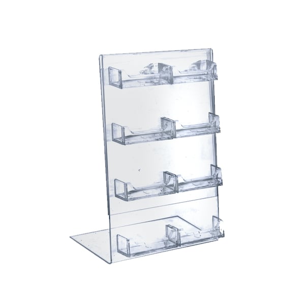 Angled Eight-Pocket Business/Gift Card Holder 8.5"W x 11"H, PK2